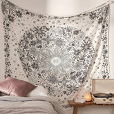 Boho Floral Mandala Wall Hangings My Wall Clock